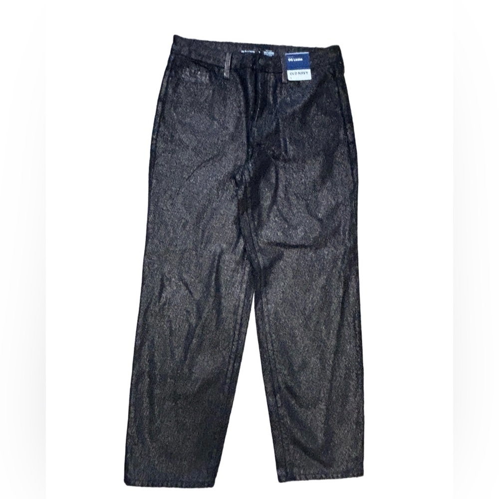 NWT High-Waisted Shine OG Loose Jeans - black - Picture 2 of 5